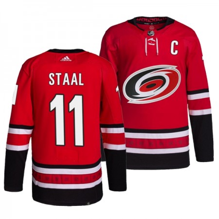Carolina Hurricanes Dresy Staal 11 Adidas Jordan Červené Authentic - Pánské